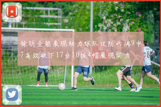 徐昕全能表现助力球队攻防两端9中7高效砍下17分10板4帽展现实力
